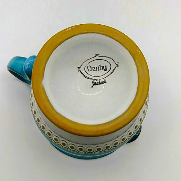 🍬HP! Denby Creamer In Castile Pattern. England - Picture 4 of 7